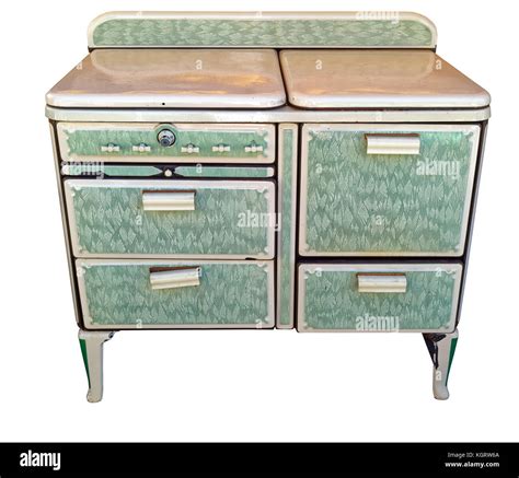 vintage enamel stove